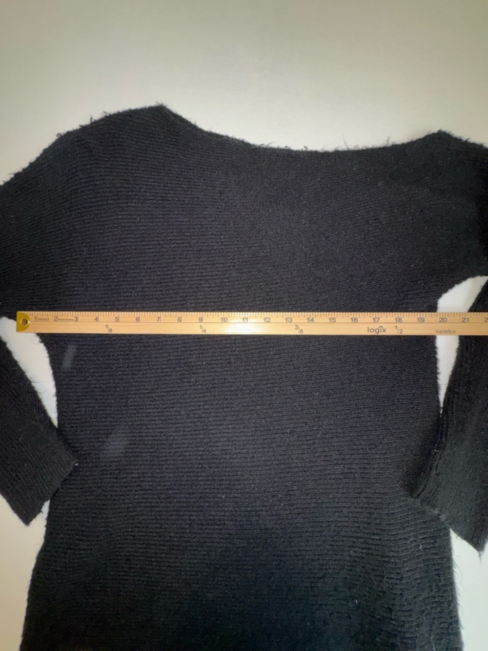 Treasure and Bond Women's Off-the-Shoulder Romantic Black Knit Sweater Size S - Picture 7 of 8